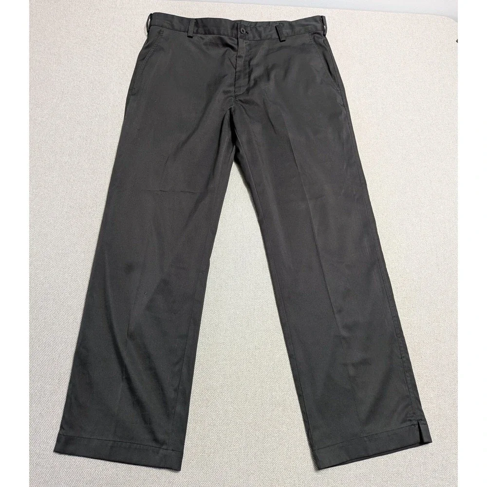 Nike Golf Activewear Pants Men's Black 36x30 Dri-Fit Polyester Spandex